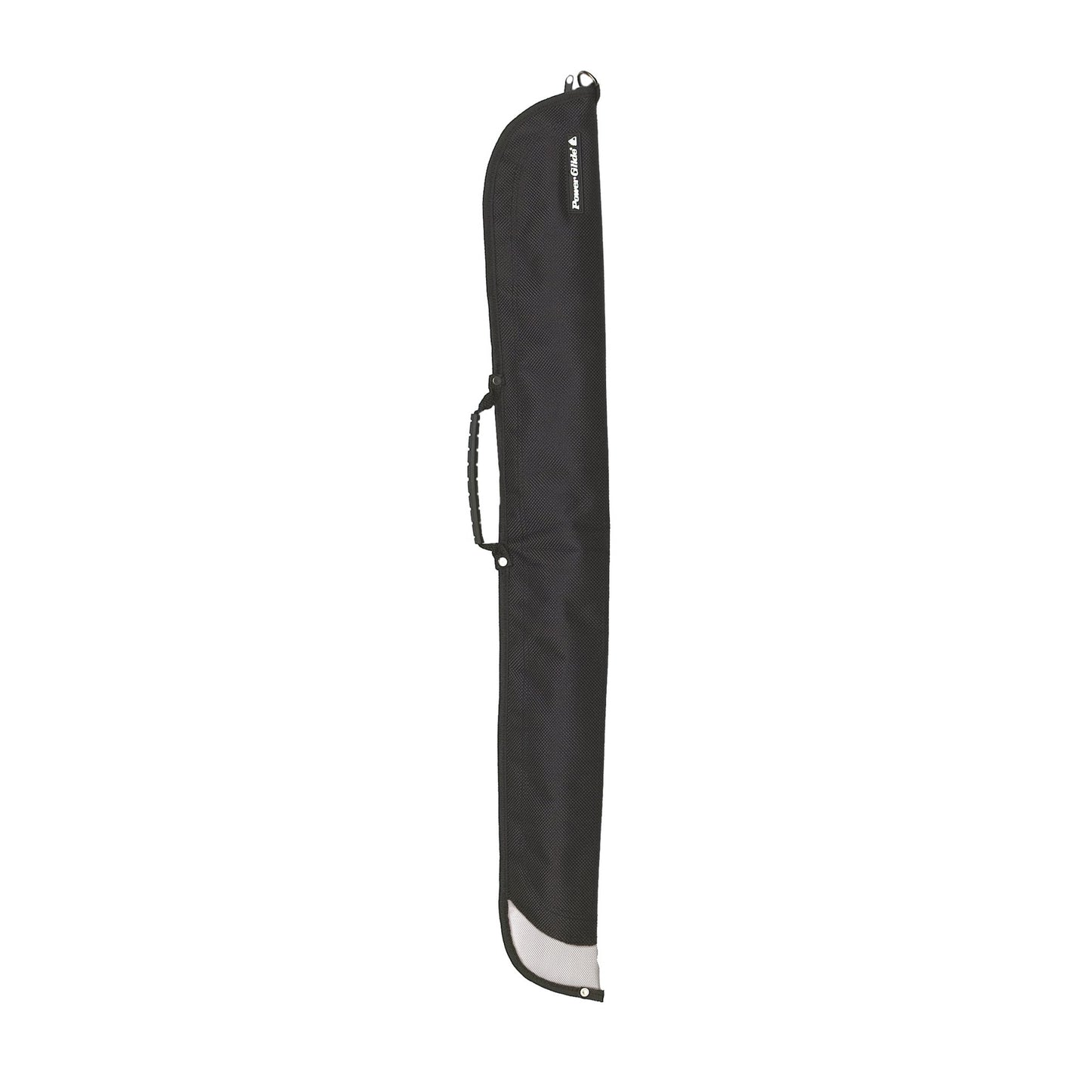 Black-Silver - Front - PowerGlide Vinyl 2 Piece Cue Case