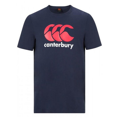 Navy-Red-White - Front - Canterbury Mens CCC Logo T-Shirt