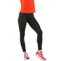 Black - Side - Ronhill Womens-Ladies Core Leggings