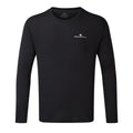 Black - Front - Ronhill Mens Core Long-Sleeved T-Shirt