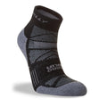 Black-Grey Marl - Side - Hilly Mens Supreme Ankle Socks