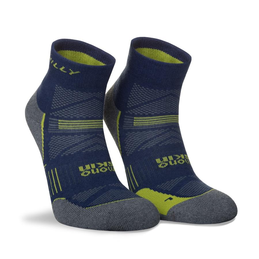 Midnight-Grey Marl - Front - Hilly Mens Supreme Ankle Socks