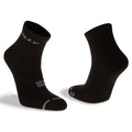 Black-Grey - Close up - Hilly Mens Active Ankle Socks