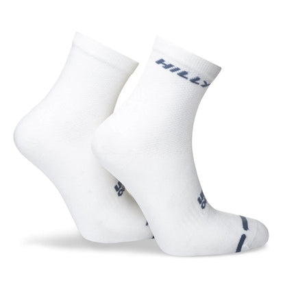 White-Grey - Back - Hilly Mens Active Ankle Socks
