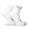 White-Grey - Back - Hilly Mens Active Ankle Socks