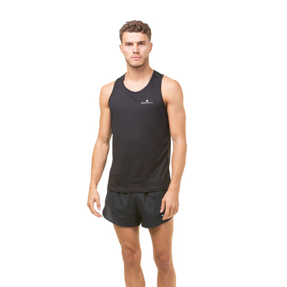 Black - Side - Ronhill Mens Core Tank Top