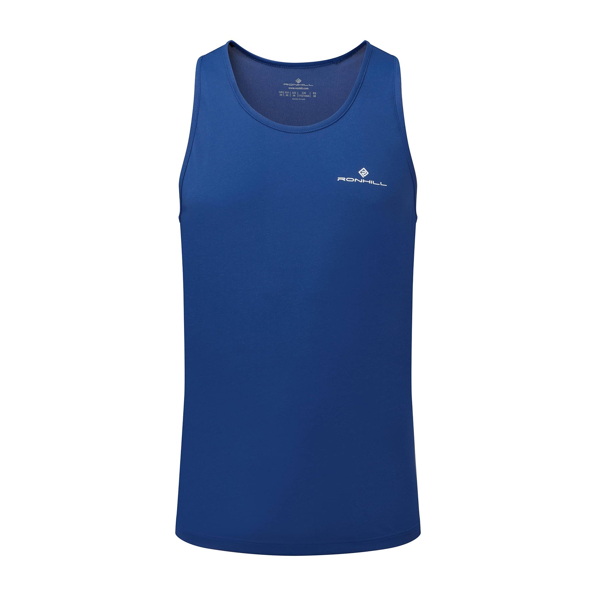 Blue - Front - Ronhill Mens Core Tank Top