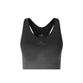 Black-Carbon - Front - Ronhill Womens-Ladies Seamless Sports Bra