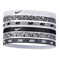 Black-White - Front - Nike Printed Headband (Pack of 6)