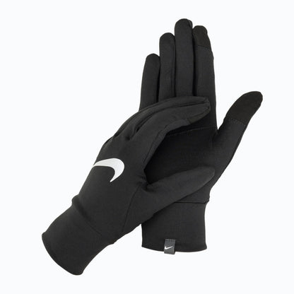 Black-Silver - Side - Nike Mens Accelerate Sports Gloves