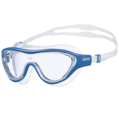White-Blue - Back - Arena Unisex Adult Swimming Mask