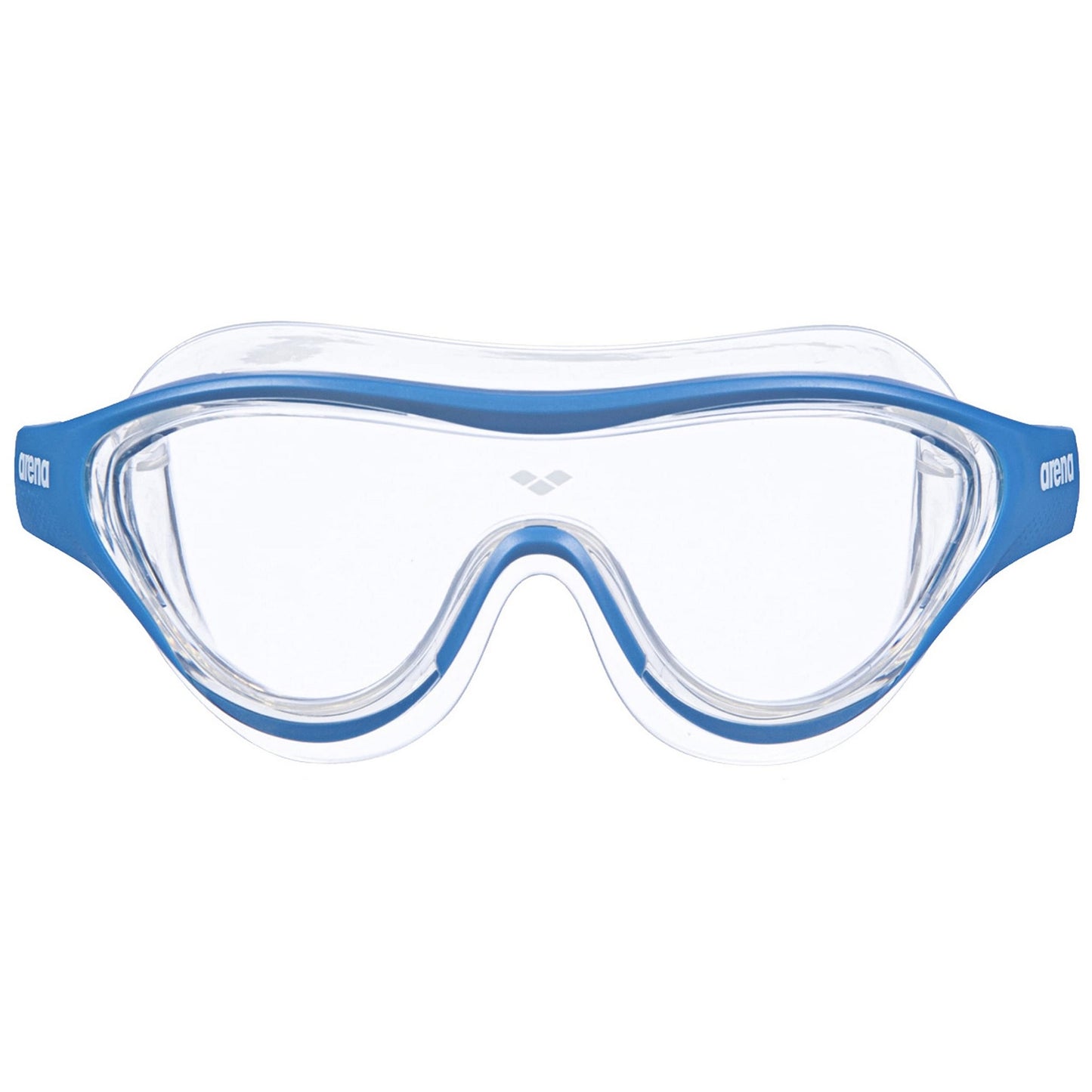 White-Blue - Front - Arena Unisex Adult Swimming Mask