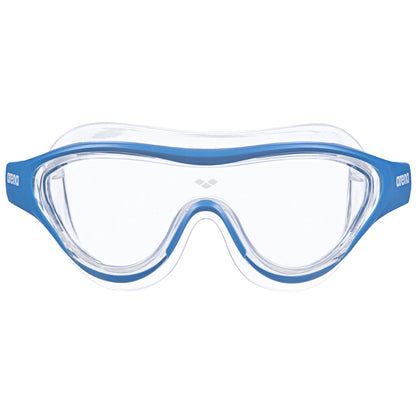 White-Blue - Front - Arena Unisex Adult Swimming Mask
