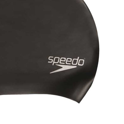 Black - Side - Speedo Unisex Adult Long Hair Swimming Cap