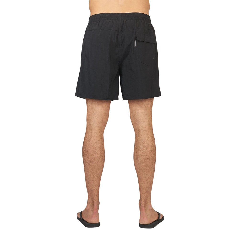 Black - Back - Speedo Mens Essentials Swim Shorts