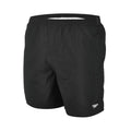 Black - Front - Speedo Mens Essentials Swim Shorts