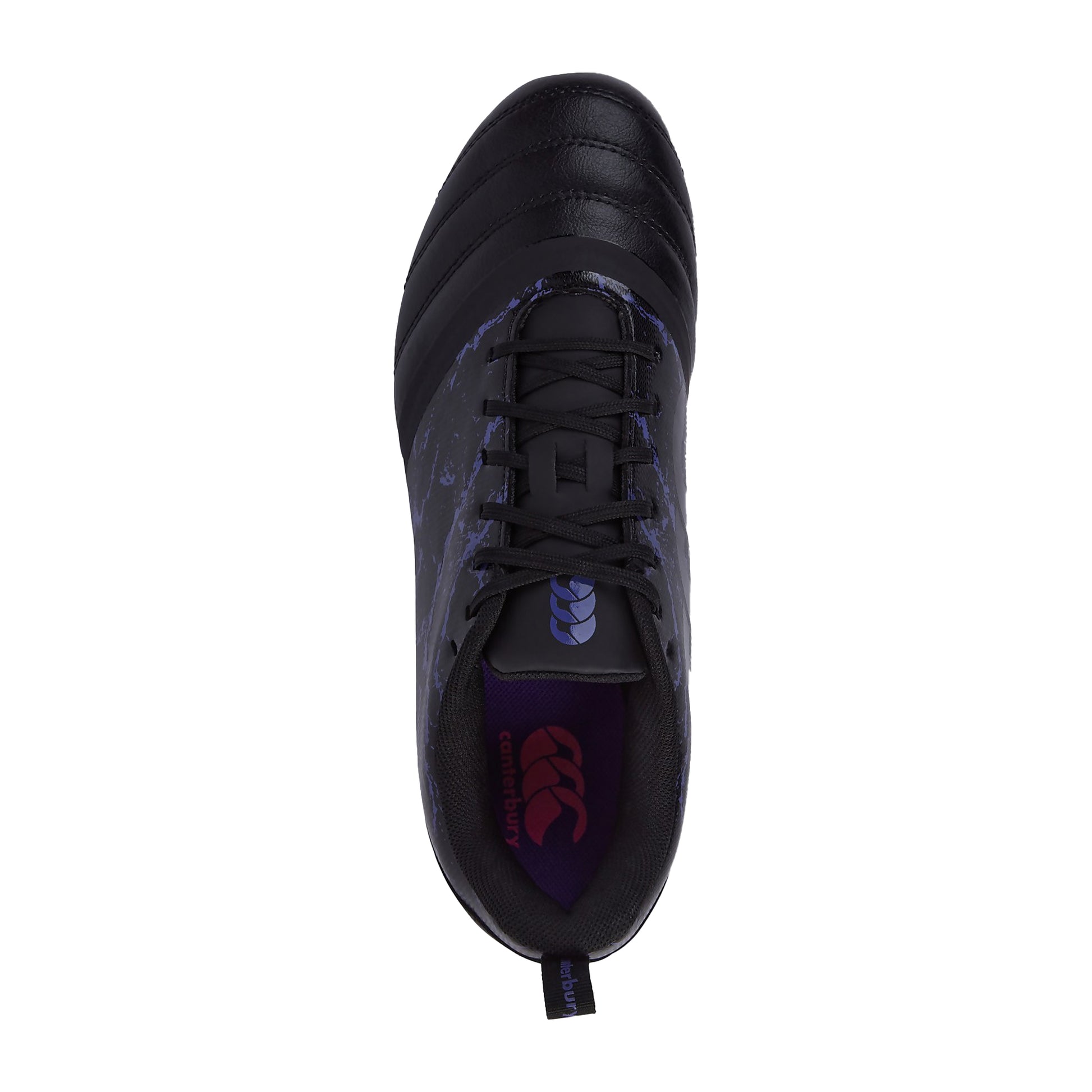 Black-Purple - Side - Canterbury Mens Stampede Team 2024 Rugby Boots