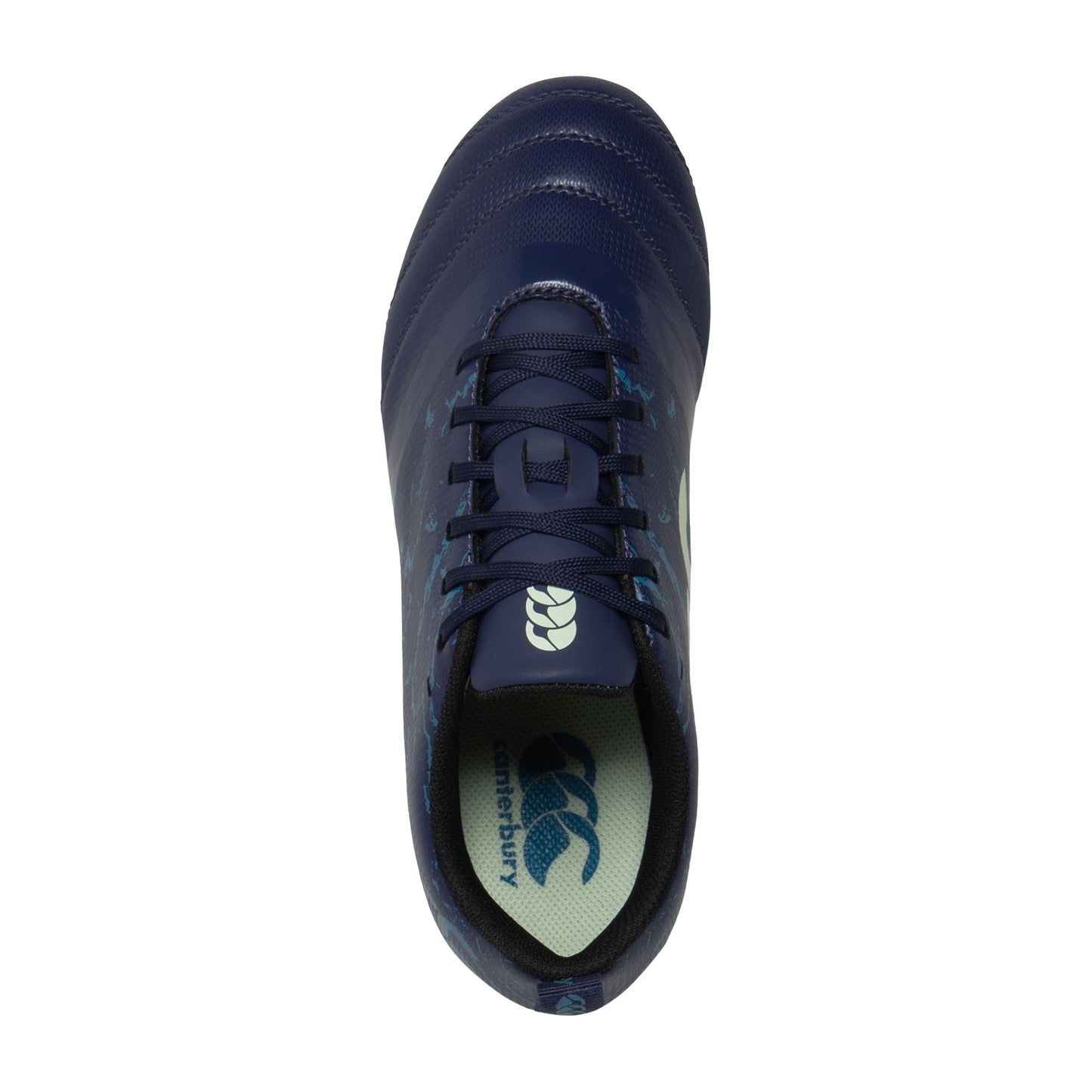 Black-Blue - Lifestyle - Canterbury Childrens-Kids Stampede Team Soft Ground Rugby Boots