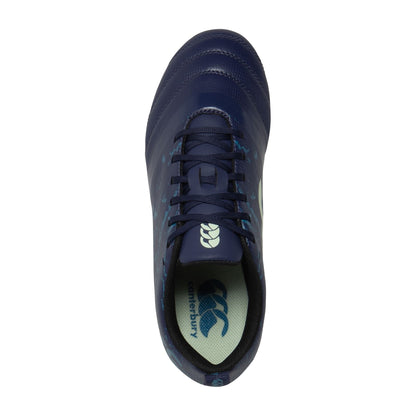 Black-Blue - Lifestyle - Canterbury Childrens-Kids Stampede Team Soft Ground Rugby Boots