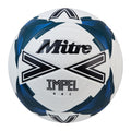 White-Black-Blue - Front - Mitre Impel One 2024 Football