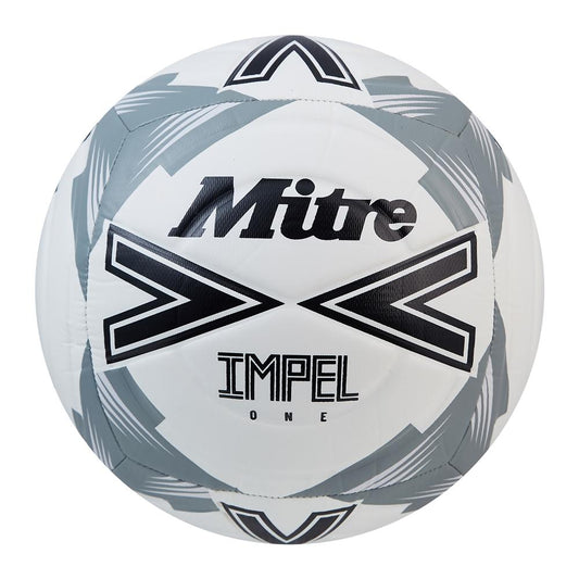 White-Black-Grey - Front - Mitre Impel One 2024 Football