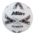 White - Front - Mitre Ultimatch Evo 2024 Football