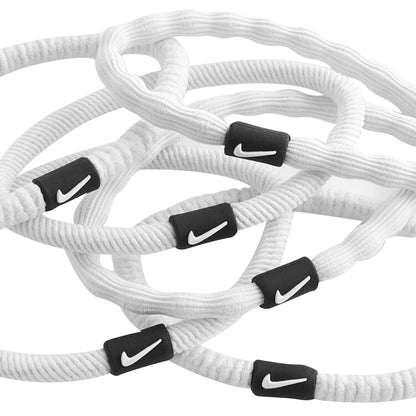 White - Lifestyle - Nike 2024 Flex Hair Ties (Pack of 6)