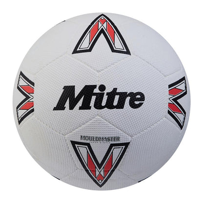 White-Black-Red - Front - Mitre 2024 Dimpled Football