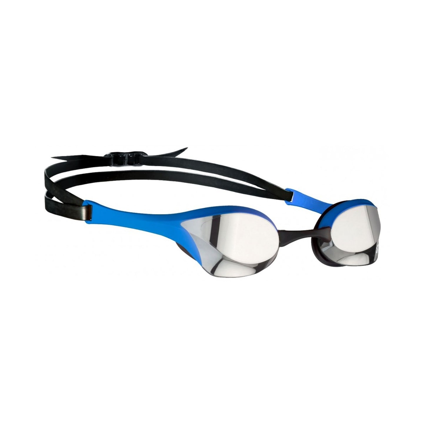 Silver-Blue - Side - Arena Cobra Mirror Ultra Swipe Swimming Goggles