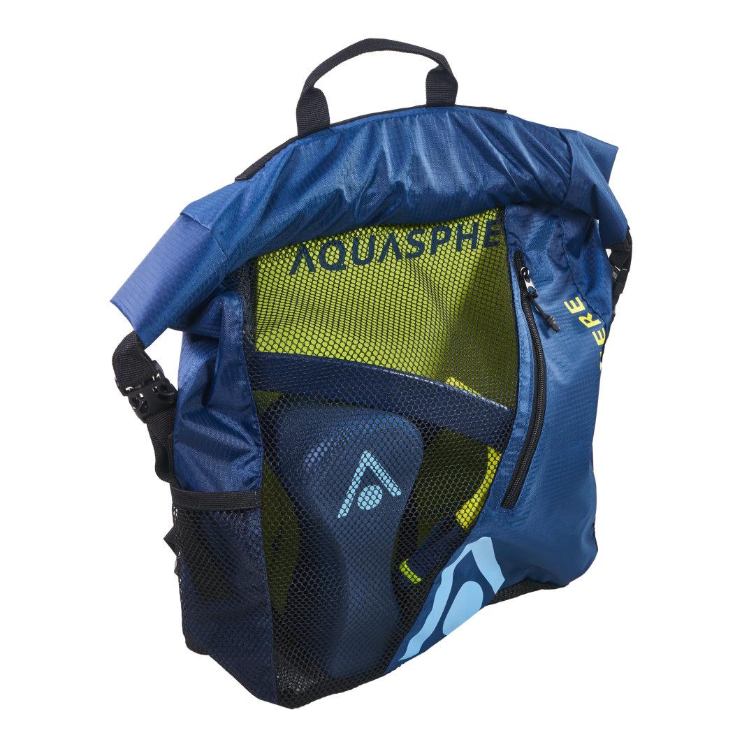 Navy Blue-Black - Back - Aquasphere Gear Mesh 30L Backpack
