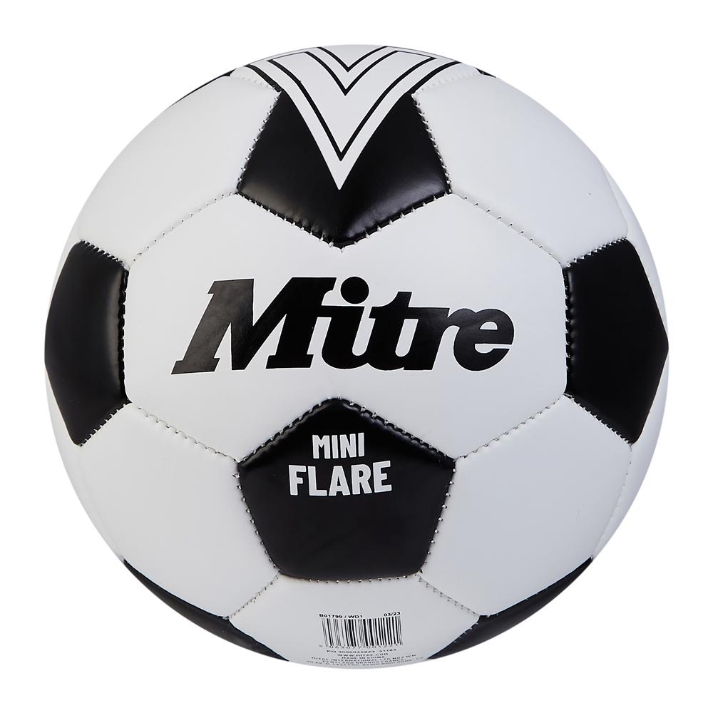 Black-White - Front - Mitre Mini Flare Ball