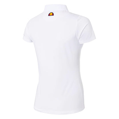 White - Back - Ellesse Womens-Ladies Kartin Polo Shirt