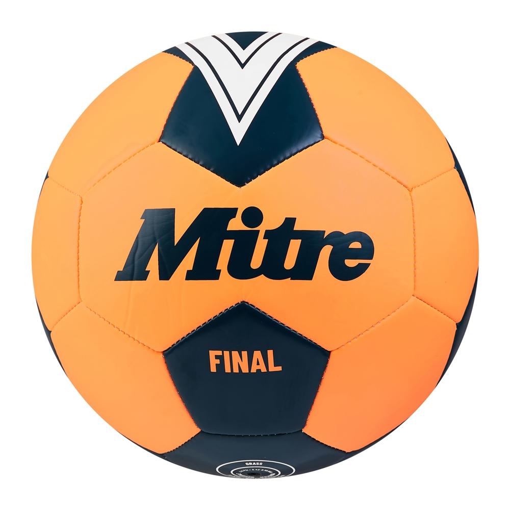Orange-Black - Front - Mitre Final 2024 Training Ball