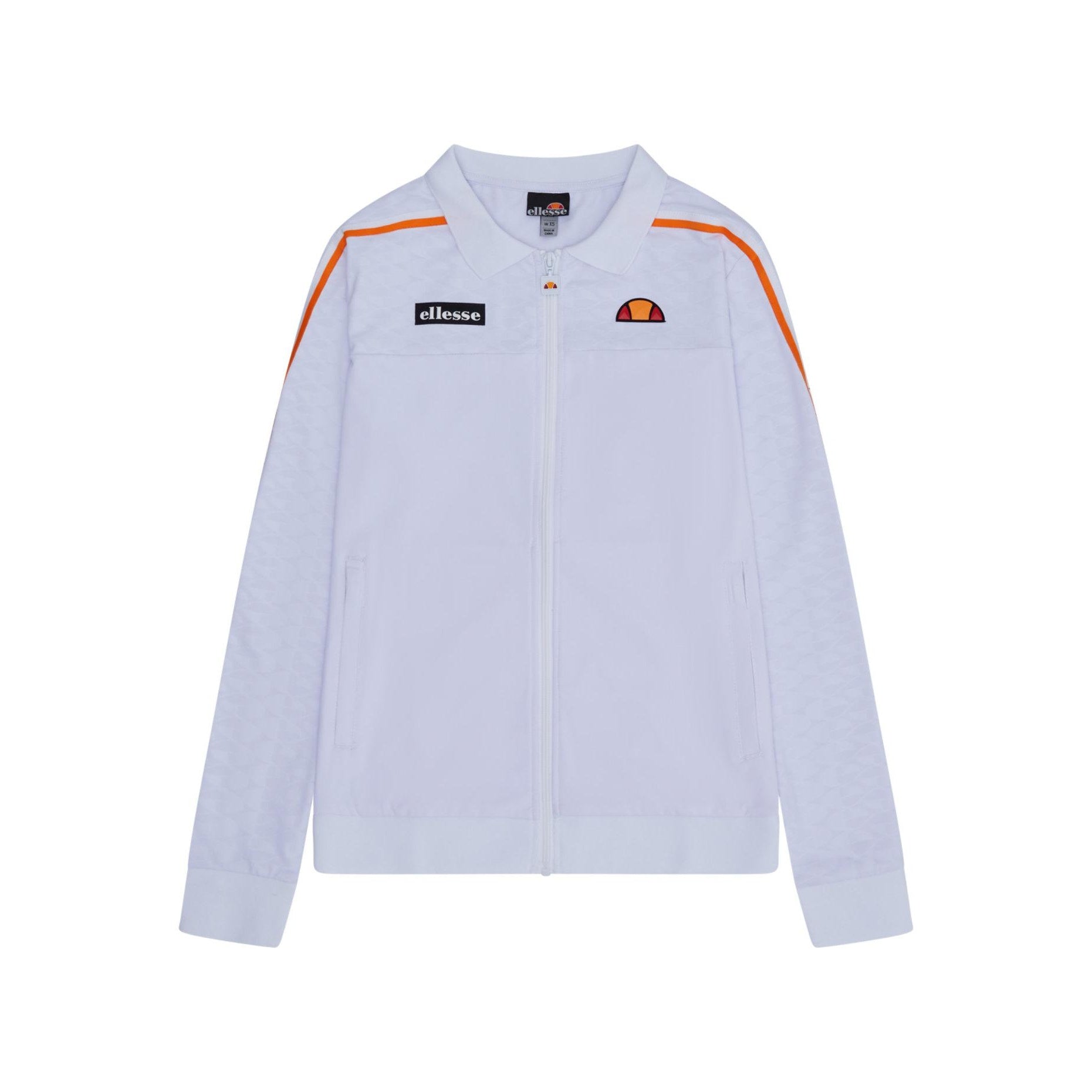 White - Front - Ellesse Womens-Ladies Pra Track Top