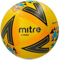 Yellow-Black - Front - Mitre Ultimatch Football