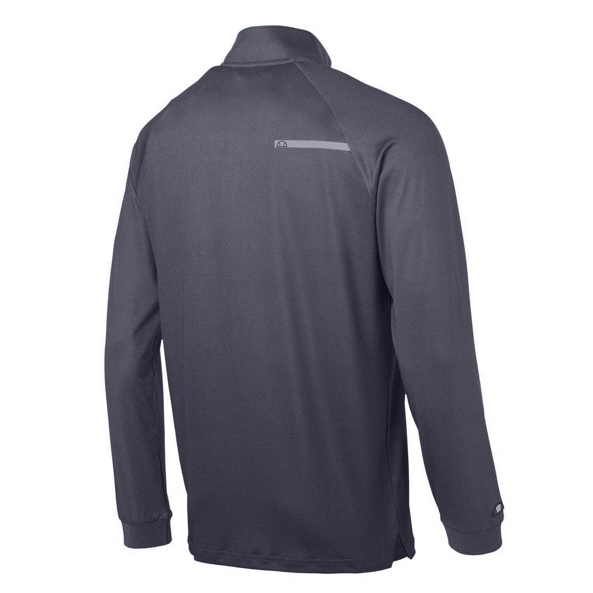 Grey - Back - Ellesse Mens Tutona Half Zip Track Top