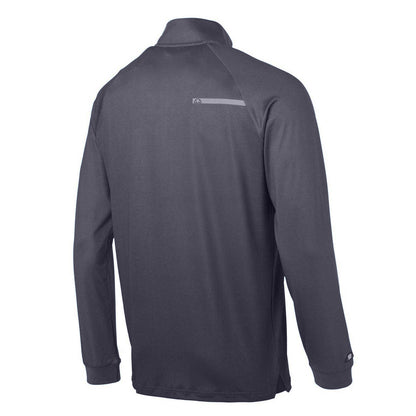 Grey - Back - Ellesse Mens Tutona Half Zip Track Top
