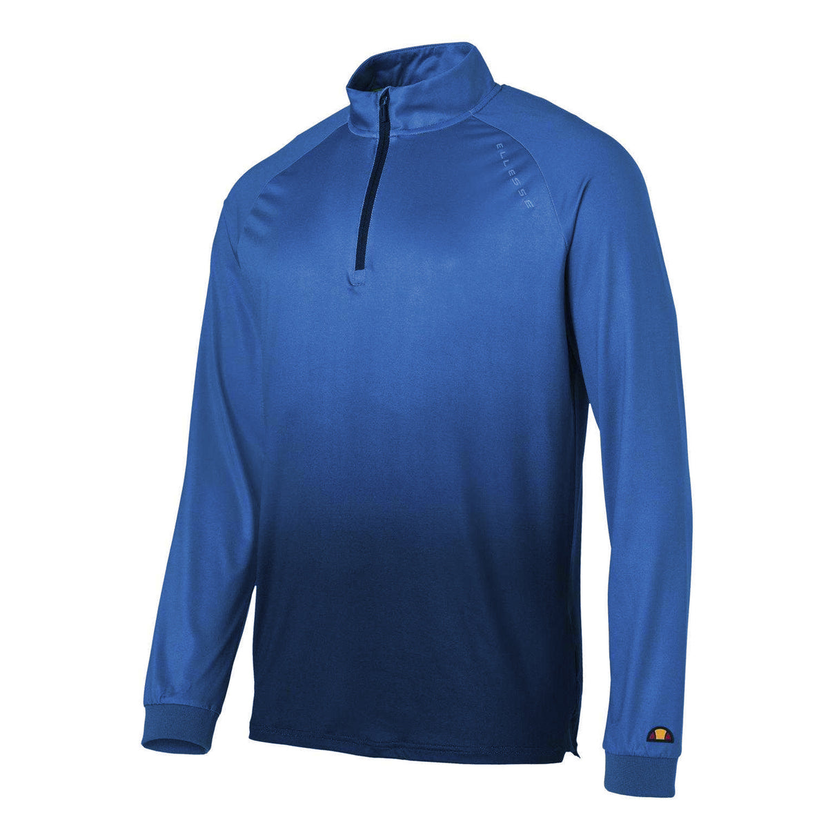 Blue - Front - Ellesse Mens Tutona Half Zip Track Top