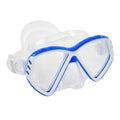 Silver-White-Blue - Back - Aquasphere Childrens-Kids 2024 Mask And Snorkel