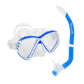 Silver-White-Blue - Front - Aquasphere Childrens-Kids 2024 Mask And Snorkel