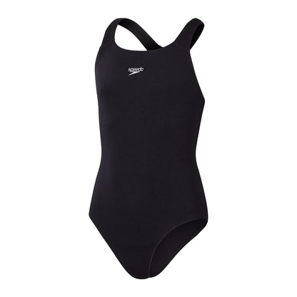 Black - Back - Speedo Womens-Ladies Medalist Eco Endurance+ One Piece Swimsuit
