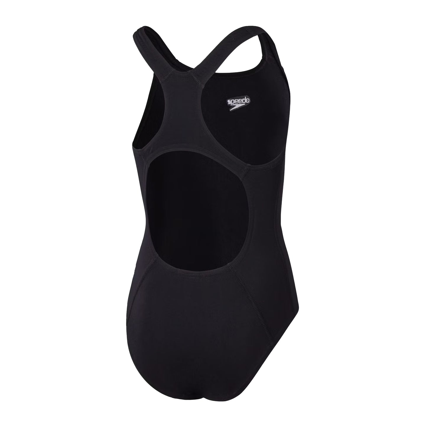 Black - Side - Speedo Womens-Ladies Medalist Eco Endurance+ One Piece Swimsuit