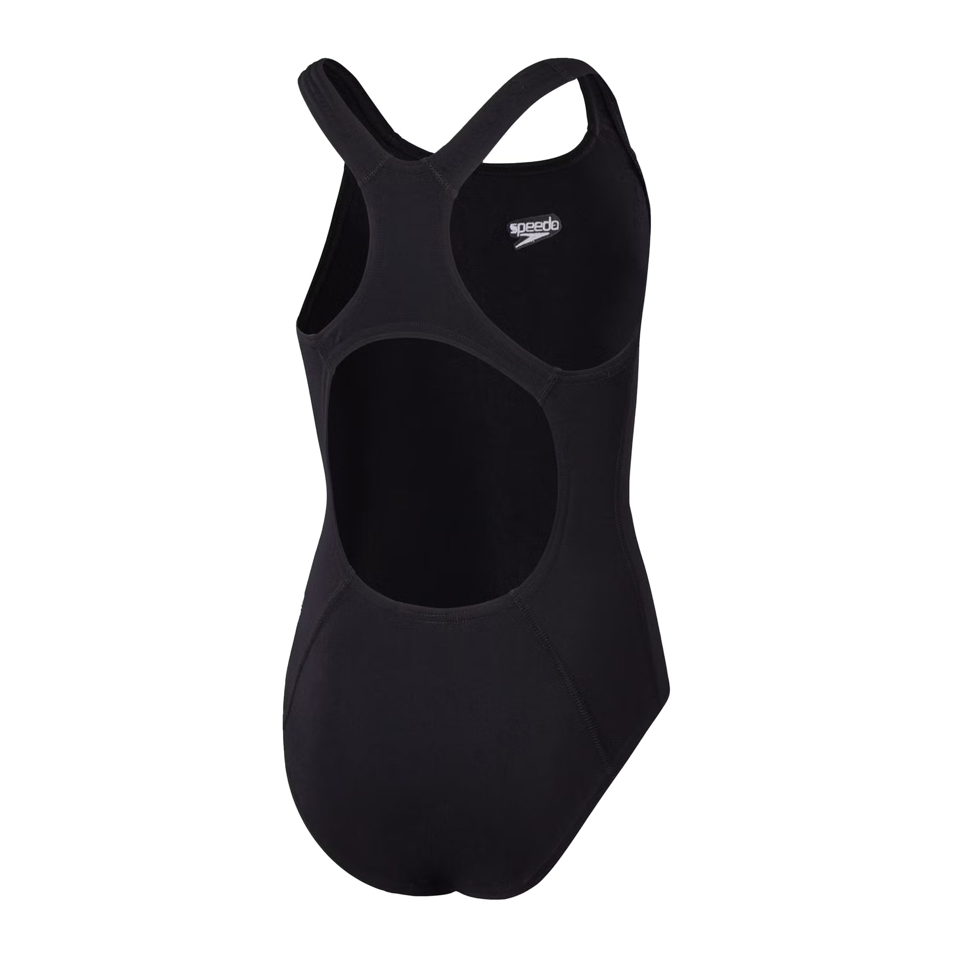 Black - Side - Speedo Womens-Ladies Medalist Eco Endurance+ One Piece Swimsuit