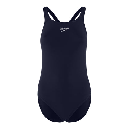 Navy - Front - Speedo Womens-Ladies Medalist Eco Endurance+ One Piece Swimsuit