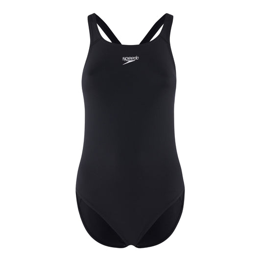 Black - Front - Speedo Womens-Ladies Medalist Eco Endurance+ One Piece Swimsuit