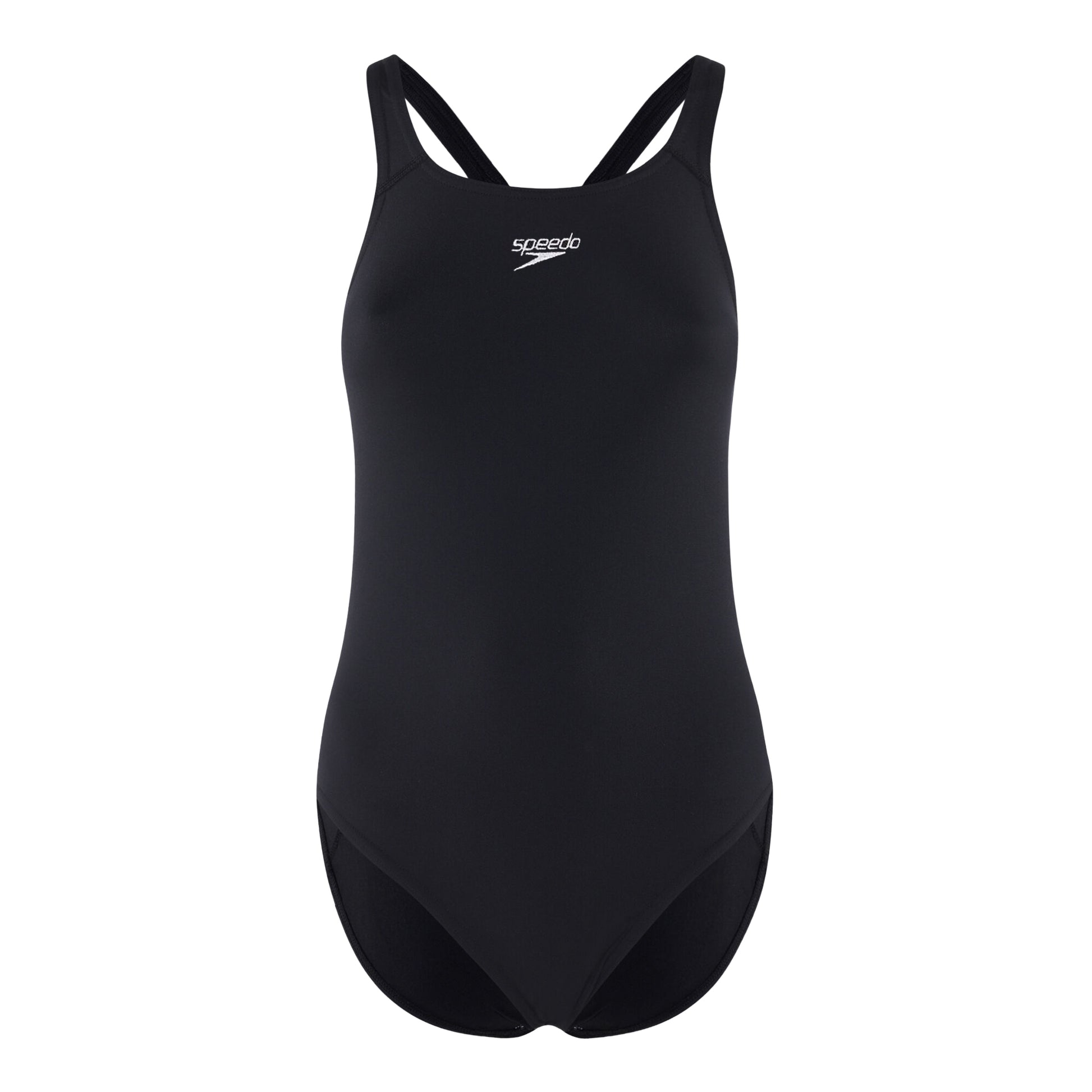 Black - Front - Speedo Womens-Ladies Medalist Eco Endurance+ One Piece Swimsuit