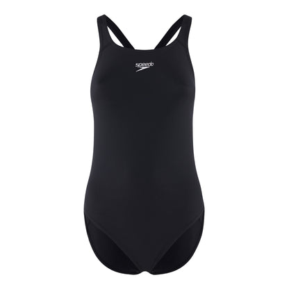 Black - Front - Speedo Womens-Ladies Medalist Eco Endurance+ One Piece Swimsuit