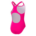 Pink - Back - Speedo Girls Medalist Endurance+ One Piece Swimsuit