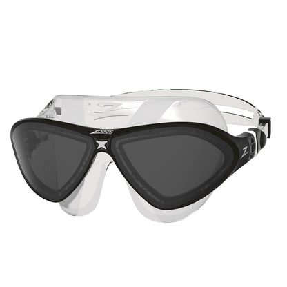 Black-Clear - Back - Zoggs Unisex Adult Mask SNR Horizon Flex Swimming Goggles