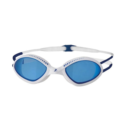 White-Blue - Front - Zoggs Unisex Adult Tiger SNR Swimming Goggles